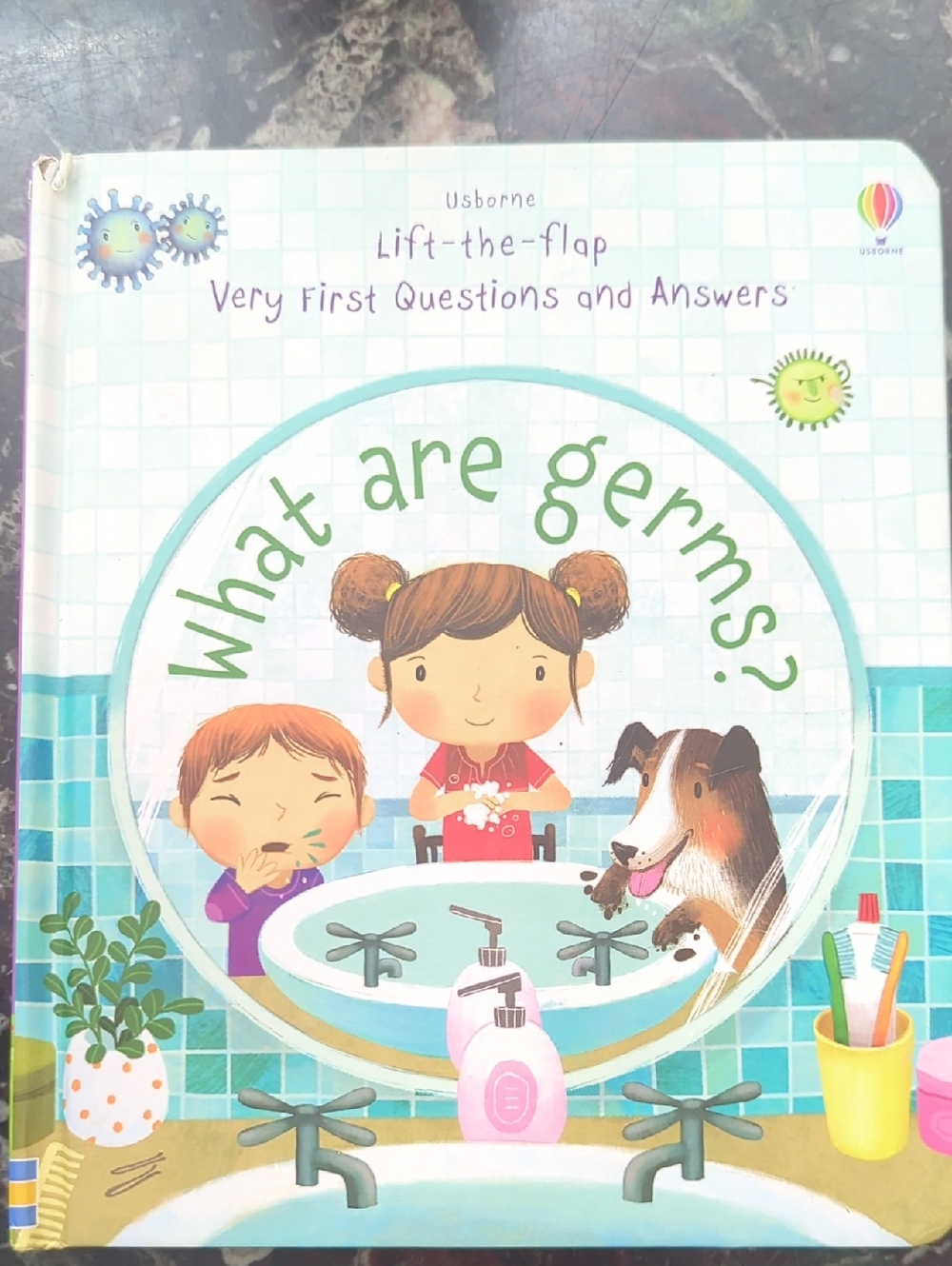 Usborne What Are Germs? Lift-the-Flap Book - Blue
